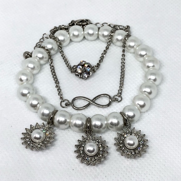 🔘5 For 25$ 3pc Infinity Bracelet - Picture 2 of 3